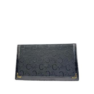Celine Pre-owned Wallets, female, Black, Size: ONE SIZE Pre-owned Carriage Monogram Card and ID Holder