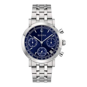 Bulova Crono High Precision -262k Hz- - Dames - Horloges - Blauw - ONE Size - Accessoires