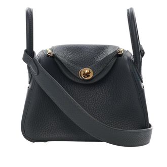 Herm&egrave;s Vert Mangrove Mini Clemence Lindy 20