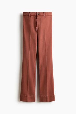 H&M Flared High Jeans in Dark Orange at Nordstrom, Size 16