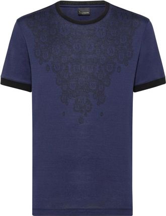 Billionaire Boys Club T-shirt Ronde Hals Crest - Heren - T-shirts - Blauw - XS - Katoen - Tops