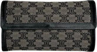 Celine Pre-owned Wallets, female, Black, Size: ONE SIZE Pre-owned Leather Wallet