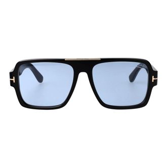 Tom Ford Sean-02 Zonnebril - Heren - Accessoires - Zwart - Maat: 57 MM