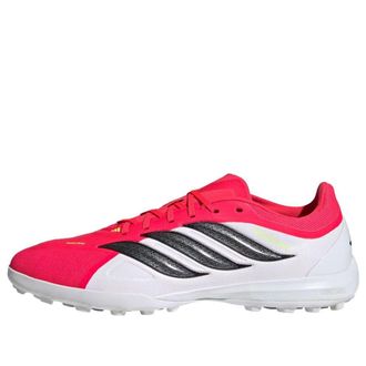 adidas Predator League Fold Over Tongue Indoor Football Lucid Red Cloud White JR4738