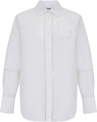 Msgm Camicia The Mwave - Bianco