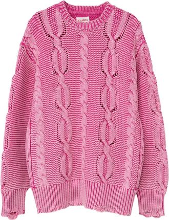 Bows & Arrows Maglione con frange - Rosa