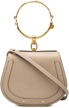 Chlo&eacute; Pre-owned Chloe Small Leather Nile Bracelet Satchel Ladies IARN080QP6U383V0