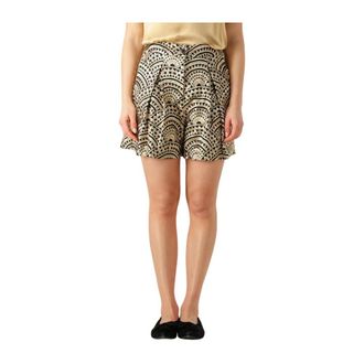 Greek Archaic Kori Dames, Korte broeken, Veelkleurig, Maat: XS Linnen