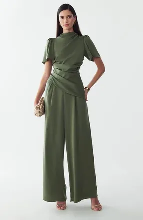Willa Pika Jumpsuit in Moss Green at Nordstrom, Size 4