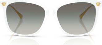Versace White 0ve4507u Gradient Square Sunglasses