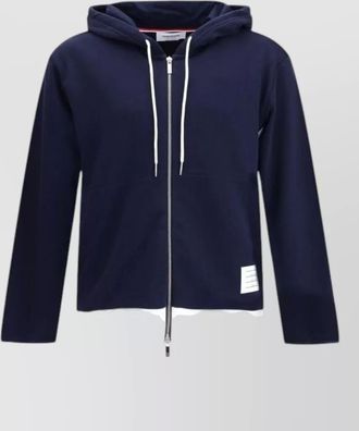 Thom Browne cotton zip-up hoodie