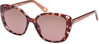 Skechers SE6265 Polarized 54H Womens Sunglasses Tortoiseshell Size 56