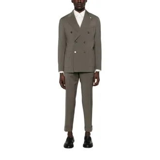 L.B.M. 1911 Hombre, Trajes, Gris, Talla: 2XL