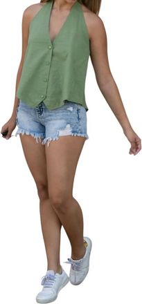 Seven Wonders Caroline Green Halter Vest