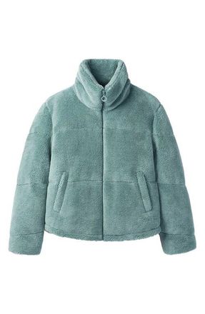 Noize Kamala Faux Shearling Coat in Atlantic at Nordstrom, Size X-Large