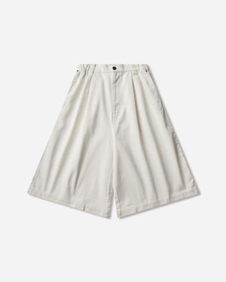 adidas Men s Denim Jorts Cloud White