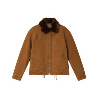 Isabel Marant Amaric Jas - Heren - Jassen - Bruin - Maat: M Katoen