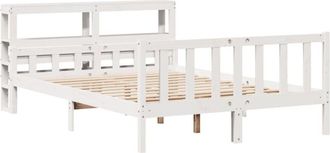 vidaXL Vidaxl - Estructura De Cama Sin Colch&oacute;n Madera Maciza De Pino 160x200 Cm