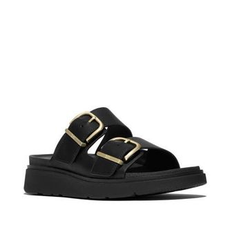 FitFlop Gen-FF Buckle Two-Bar Sandal in Black at Nordstrom, Size 11