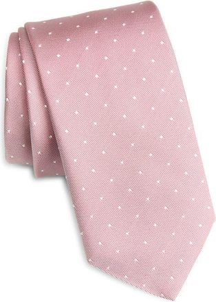 BOSS Silk Blend Tie in Light Pastel Pink at Nordstrom