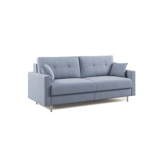 Divani.Store Megan Sof&aacute; Convertible En Microfibra Extra&iacute;ble 168 Cm (mat. 120x197) Azul Claro