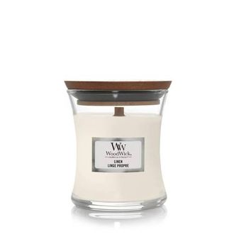 Woodwick geurkaars Linen Mini