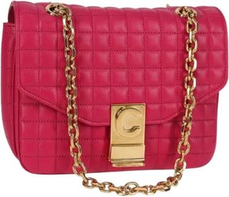 Celine Pre-owned Cross Body Bags, female, Pink, Size: ONE SIZE Pre-owned Vintage Crossbody Bag