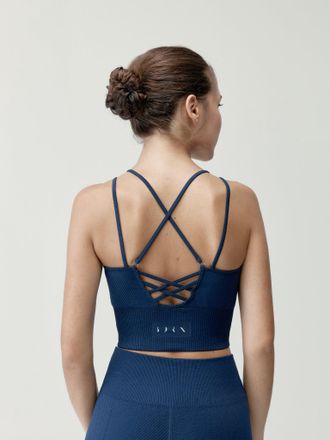 Born Living Yoga Top India Sailor Blue