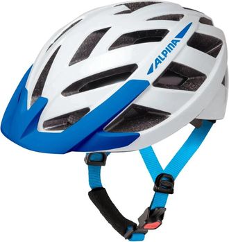 Alpina Wit/Blauw Glanzend Modern Panoma 3.0 - unisex - Fietsaccessoires - Blauw - ONE Size - Fitness