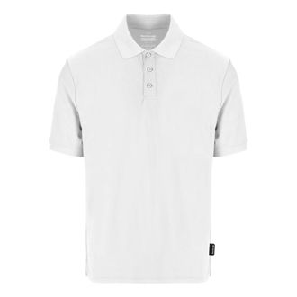 Bomboogie Polo Slim de Cuello Redondo - Tops - Hombre - Blanco - 3XL