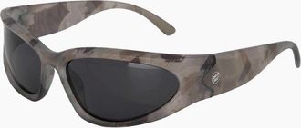 Santa Cruz Mens Santa Cruz Mens Opus Dot Wrap Sunglasses - Woodcut Camo Black - Size: ONE size