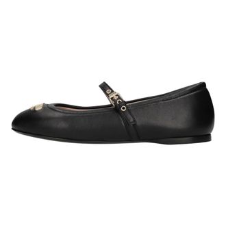 Moschino Bailarina con Logo de Letras - Shoes - Mujer - Negro - 40 EU