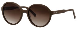 Marc O'Polo Sonnenbrille MARC OPOLO 506206, Damen, chocolate matt, matt, Sonnenbrillen Sonnenbrille, Form rund, Verlaufst&ouml;nung, adc uv 400