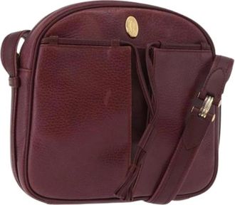Cartier Pre-owned Vintage Schoudertas - Dames - Vintage Schoudertas - Rood - ONE Size - Leer - Vintage