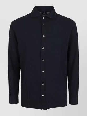 Barba oversized cotton shirt