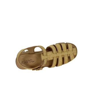 Wildpair Heraa Fisherman Lug Sole Sandal Natural Raffia 10018694000 Womens