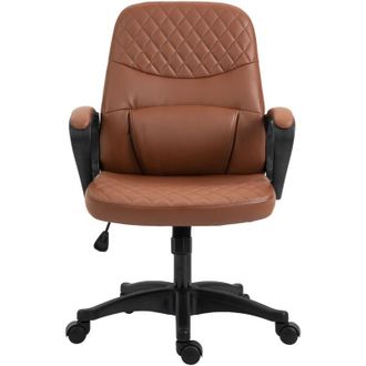 Vinsetto Vinsetto - Sedia Poltrona Ufficio Massaggiante in Similpelle Altezza Regolabile