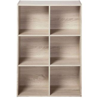 Calicosy Calicosy - Estante de almacenamiento con 6 compartimentos - L61 x A91 cm