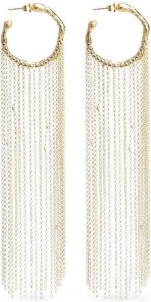 Forte_Forte Forte_Forte Hoop Sculpture Fringed Earrings Accessories