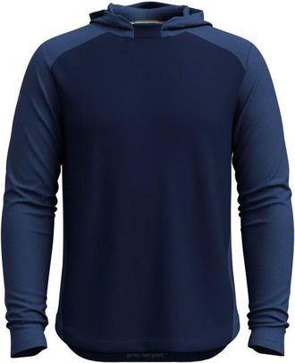 Smartwool Active Mesh Hoodie Merinoshirt f&uuml;r Herren | blau