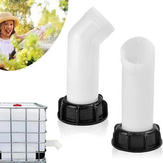 No Brand 2 Adaptadores S60x6 Para Ibc: Adecuados Para Conexiones De Salida De Ibc Con Tubo De Extensi&oacute;n De Salida, Estancos Y Duraderos, Aptos Para Dep&oacute;sitos D
