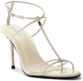 Schutz Jules Ankle Strap Sandal in Sugar White at Nordstrom, Size 10.5