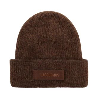 Jacquemus Le Bonnet - Dames - Hoeden - Bruin - ONE Size - Wol - Accessoires