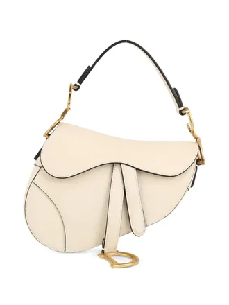 Dior Borsa a spalla Saddle Pre-owned 2020 - Bianco