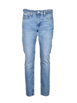 Calvin Klein Light Blue Five-Pocket Slim Taper Jeans