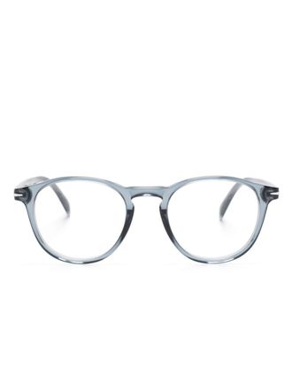 Eyewear by David Beckham DB 1018 pantos-frame glasses - men - Acetate - 49 - Blue