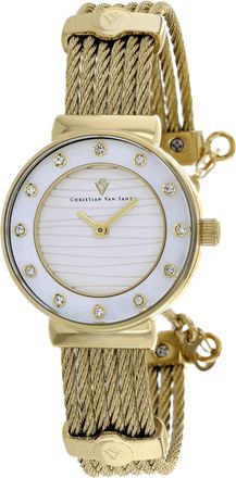 Christian Van Sant Womens Cavo Silver Round 28mm