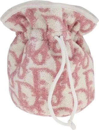 Dior Pre-owned Bags, female, Pink, Size: ONE SIZE Pre-owned Vintage Pouch