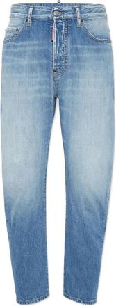 Dsquared2 Wash Bro Jeans - Heren - Slim Fit Jeans - Blauw - L - Katoen - Jeans