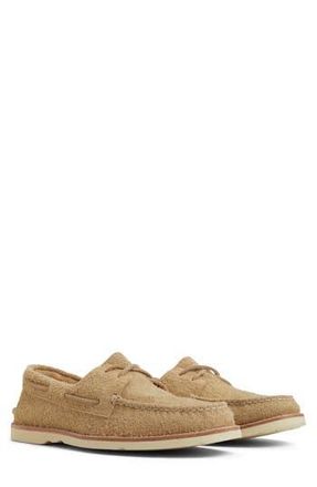 Sperry Top-Sider Authentic Original 2-Eye Ripple Boat Shoe in Sand at Nordstrom Rack, Size 10.5